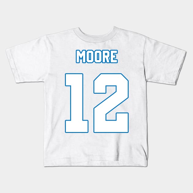 DJ Moore Football Kids T-Shirt by Cabello's
